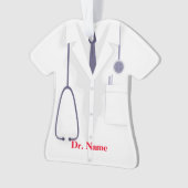 Doctor Lab Jacket Kerstmis Ornament (voorkant)