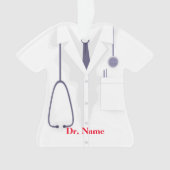 Doctor Lab Jacket Kerstmis Ornament (voorkant)