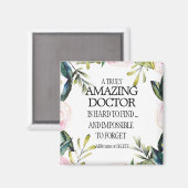 Doctor Leaving Gift Dank je wel Tot ziens Magneet (Voorkant / Achterkant)