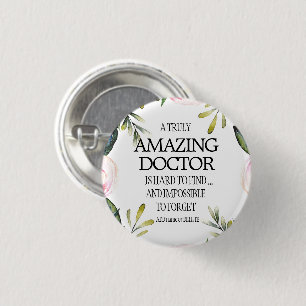 Doctor Leaving Gift Idea Bedankt voor je waarderin Ronde Button 3,2 Cm