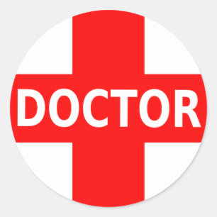 Doctor Logo Ronde Sticker
