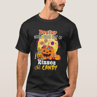Doctor loopt nooit uit pompoen Snoep Halloween Spo T-shirt