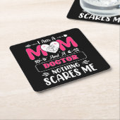 Doctor Mam, Funny Doctor Mam Kartonnen Onderzetters (Schuin)