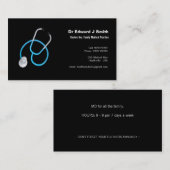 Doctor MD Sjabloon ontwerp medisch Visitekaartje (Voorkant / Achterkant)