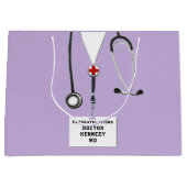 Doctor Med School Afstudeerder Groot Cadeauzakje (Voorkant)