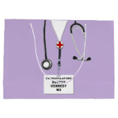 Doctor Med School Afstudeerder Groot Cadeauzakje (Achterkant)