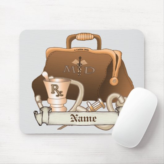 Doctor Medical Bag-muisblok Muismat (Met muis)