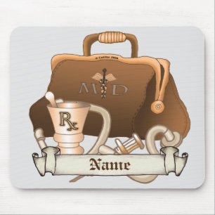 Doctor Medical Bag-muisblok Muismat