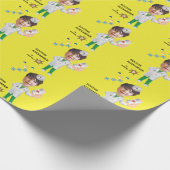 Doctor Medical BOY Fotosensationele FUN Birthday Cadeaupapier (Hoek)