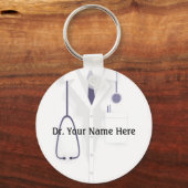 Doctor Medical Button Sleutelhanger (Voorkant)