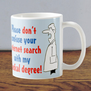 Doctor Medical Degree Niet zoeken via internet Koffiemok