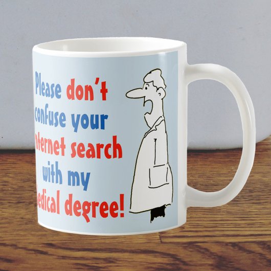 Doctor Medical Degree Niet zoeken via internet Koffiemok