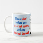 Doctor Medical Degree Niet zoeken via internet Koffiemok (Links)