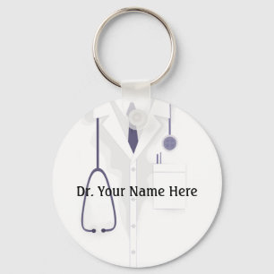 Doctor Medical Jacket Button Sleutelhanger