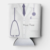 Doctor Medical Lab Coat Aangepast Blikjeskoeler (Voorkant)