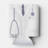 Doctor Medical Lab Coat Aangepast Blikjeskoeler (Achterkant)