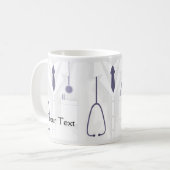 Doctor Medical Lab Coat Aangepast Koffiemok (Voorkant links)