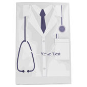 Doctor Medical Lab Coat Aangepast Medium Cadeauzakje (Voorkant)