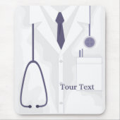 Doctor Medical Lab Coat Aangepast Muismat (Voorkant)