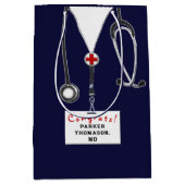 Doctor Medical School Afstudeerder Medium Cadeauzakje (Voorkant)
