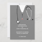 Doctor Medical School Afstuderen Aankondiging (Voorkant)