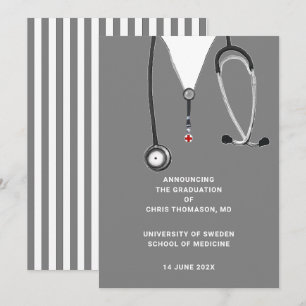 Doctor Medical School Afstuderen Aankondiging