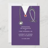 Doctor Medical School Afstuderen Aankondiging (Voorkant)