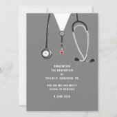 Doctor Medical School Afstuderen Aankondiging (Voorkant)