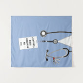 Doctor Medical School Afstuderen Banner Tapestry Wandkleed (Voorkant (horizontaal))
