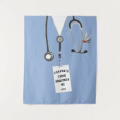 Doctor Medical School Afstuderen Banner Tapestry Wandkleed (Voorkant)
