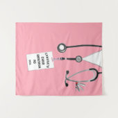 Doctor Medical School Afstuderen Banner Tapestry Wandkleed (Voorkant (horizontaal))