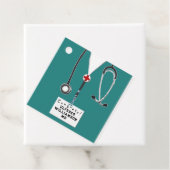 Doctor Medical School Afstuderen Bedankjes Labels (In situ)