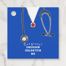 Doctor Medical School Afstuderen Bedankjes Labels