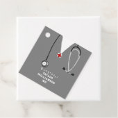 Doctor Medical School Afstuderen Bedankjes Labels (In situ)