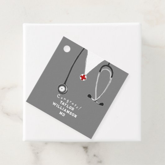 Doctor Medical School Afstuderen Bedankjes Labels (In situ)