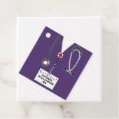 Doctor Medical School Afstuderen Bedankjes Labels (In situ)