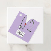 Doctor Medical School Afstuderen Bedankjes Labels (In situ)