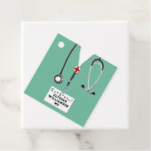 Doctor Medical School Afstuderen Bedankjes Labels (In situ)