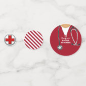 Doctor Medical School Afstuderen Confetti (Achterkanten)