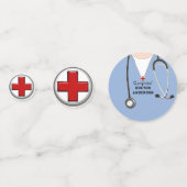 Doctor Medical School Afstuderen Confetti (Achterkanten)