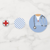 Doctor Medical School Afstuderen Confetti (Achterkanten)