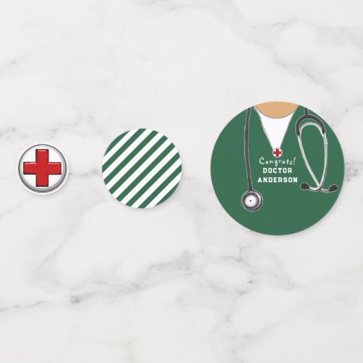 Doctor Medical School Afstuderen Confetti (Voorkanten)