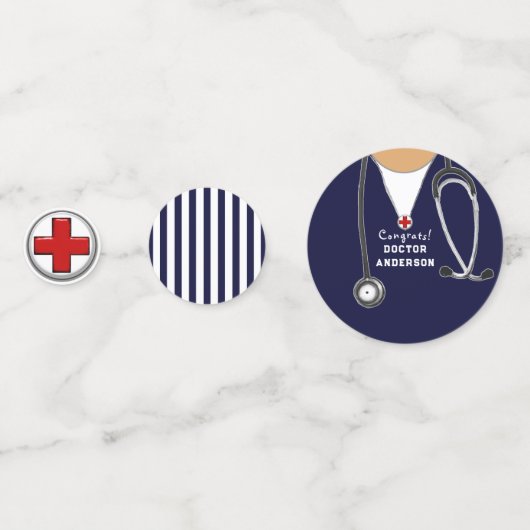 Doctor Medical School Afstuderen Confetti (Voorkanten)