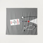 Doctor Medical School Afstuderen Congrats Wandkleed (Voorkant (horizontaal))