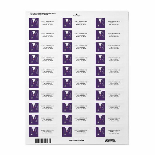 Doctor Medical School Afstuderen Etiket (Full Sheet)