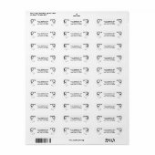 Doctor Medical School Afstuderen Etiket (Full Sheet)