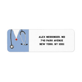 Doctor Medical School Afstuderen Etiket