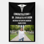 Doctor Medical School Afstuderen Foto Spandoek (Verticaal)
