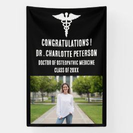 Doctor Medical School Afstuderen Foto Spandoek