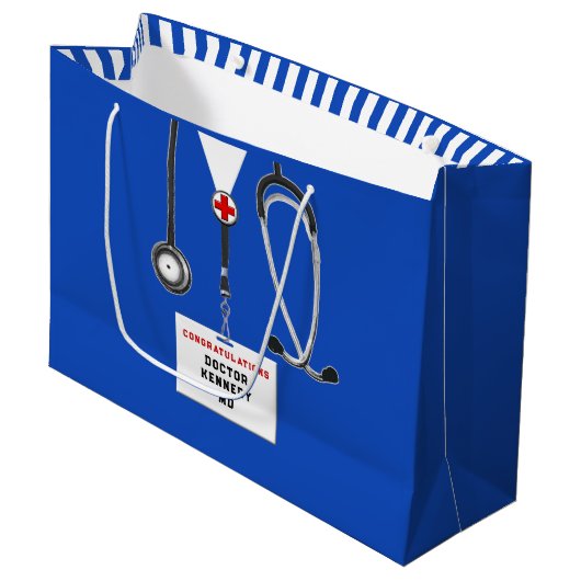 Doctor Medical School Afstuderen Groot Cadeauzakje (Voorkant Gekanteld)